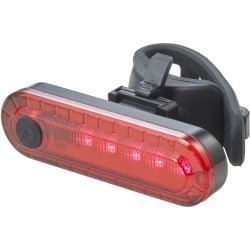 Lampe rechargeable en ABS pour vélo - Priska Matières : plastique Couleurs : rouge goodies publicitaire événementiel