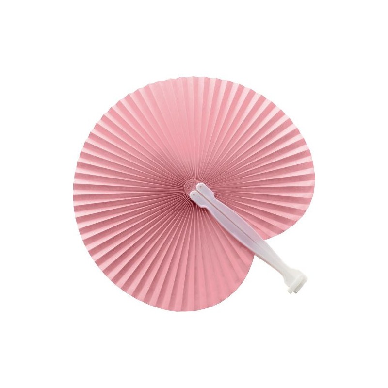 Éventail personnalisé en papier et plastique - Dylan accessoire événementiel unique