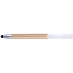 Stylo bille  en bambou et plastique Colette 2