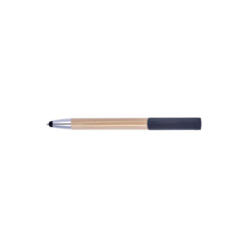 Stylo bille  en bambou et plastique Colette Matières : bambou Couleurs : blanc accessoire événementiel unique