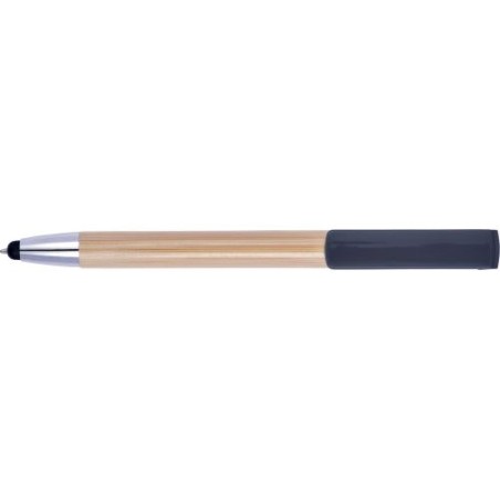 Stylo bille  en bambou et plastique Colette Matières : bambou Couleurs : blanc accessoire événementiel unique