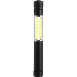 Torche LED COB Pratique en Aluminium Personnalisée - Beth Matières : métal Couleurs : noir cadeau collaborateur premium