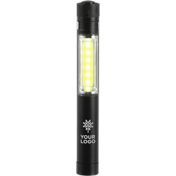 Torche LED COB Pratique en Aluminium Personnalisée - Beth Matières : métal Couleurs : noir accessoire événementiel unique