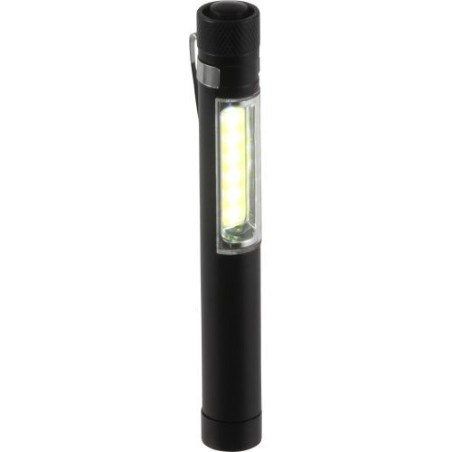 Torche LED COB Pratique en Aluminium Personnalisée - Beth Matières : métal Couleurs : argenté cadeau client original