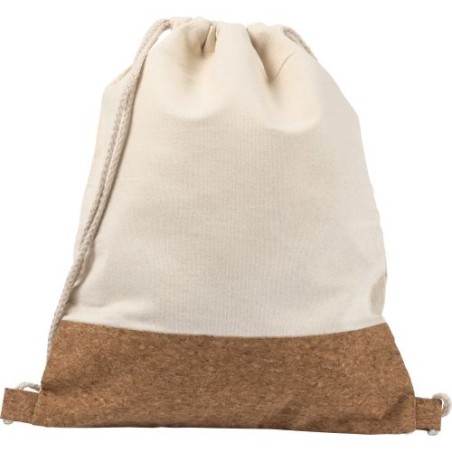 Sac à dos  en coton pour entreprises - Tianna Matières : liège Couleurs : kaki
