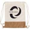 Sac à dos  en coton pour entreprises - Tianna Matières : liège Couleurs : kaki goodies publicitaire événementiel