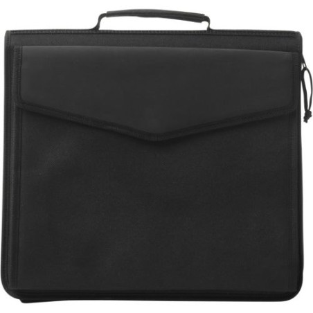 Porte-documents personnalisé en polyester - Coco Matières : polyester Couleurs : noir personnalisable avec votre logo