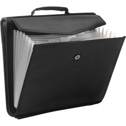 Porte-documents personnalisé en polyester - Coco Matières : polyester Couleurs : noir impression haute définition