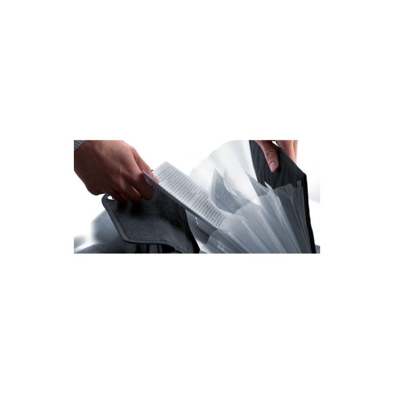 Porte-documents personnalisé en polyester - Coco Matières : polyester Couleurs : noir livraison express 24h 48h