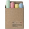 Set de 4 Craies Personnalisées - Orville Couleurs : brun personnalisable avec votre logo