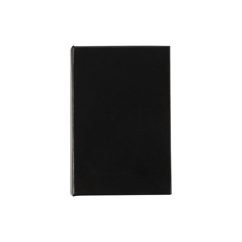 Etui cartonné personnalisé pour papiers repositionnables Belinda Matières : papier Couleurs : noir
