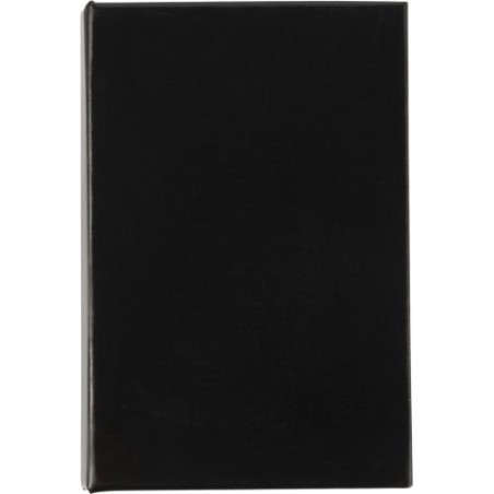 Etui cartonné personnalisé pour papiers repositionnables Belinda Matières : papier Couleurs : noir