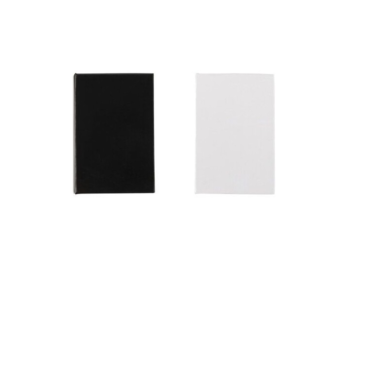 Etui cartonné personnalisé pour papiers repositionnables Belinda Matières : papier Couleurs : noir goodies publicitaire événemen