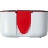 Lunch box compartimentée  personnalisée Veronica Matières : plastique Couleurs : vert citron accessoire événementiel unique