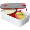 Lunch box compartimentée  personnalisée Veronica Matières : plastique Couleurs : vert citron impression logo haute qualité