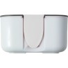 Lunch box compartimentée  personnalisée Veronica Matières : plastique Couleurs : blanc cadeau entreprise pas cher