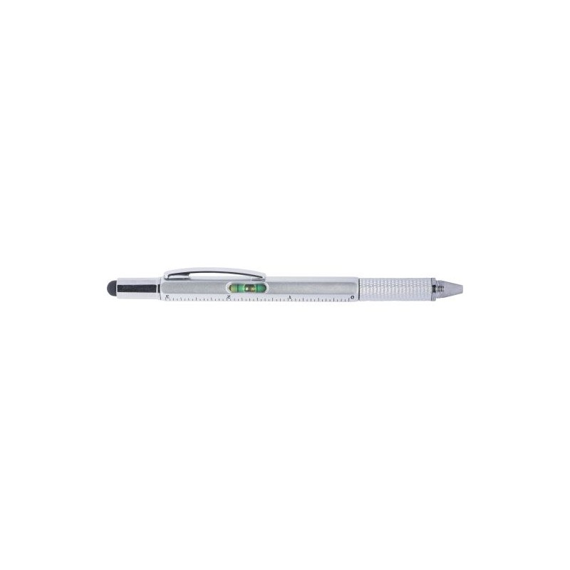 Stylo bille multifonction personnalisé Giuliana Matières : plastique Couleurs : argenté personnalisable avec votre logo