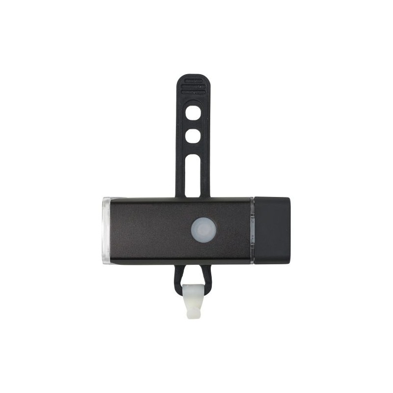 Lampe à vélo amovible personnalisée sécuritaire Ethan Matières : silicone Couleurs : noir personnalisable avec votre logo