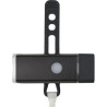 Lampe à vélo amovible personnalisée sécuritaire Ethan Matières : silicone Couleurs : noir personnalisable avec votre logo