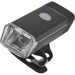 Lampe à vélo amovible personnalisée sécuritaire Ethan Matières : silicone Couleurs : noir impression haute définition