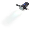 Lampe à vélo amovible personnalisée sécuritaire Ethan Matières : silicone Couleurs : noir objet promotionnel éco-responsable