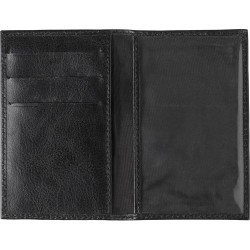 Porte-feuille et porte-cartes RFID en cuir personnalisé Lee Matières : cuir Couleurs : noir impression haute définition