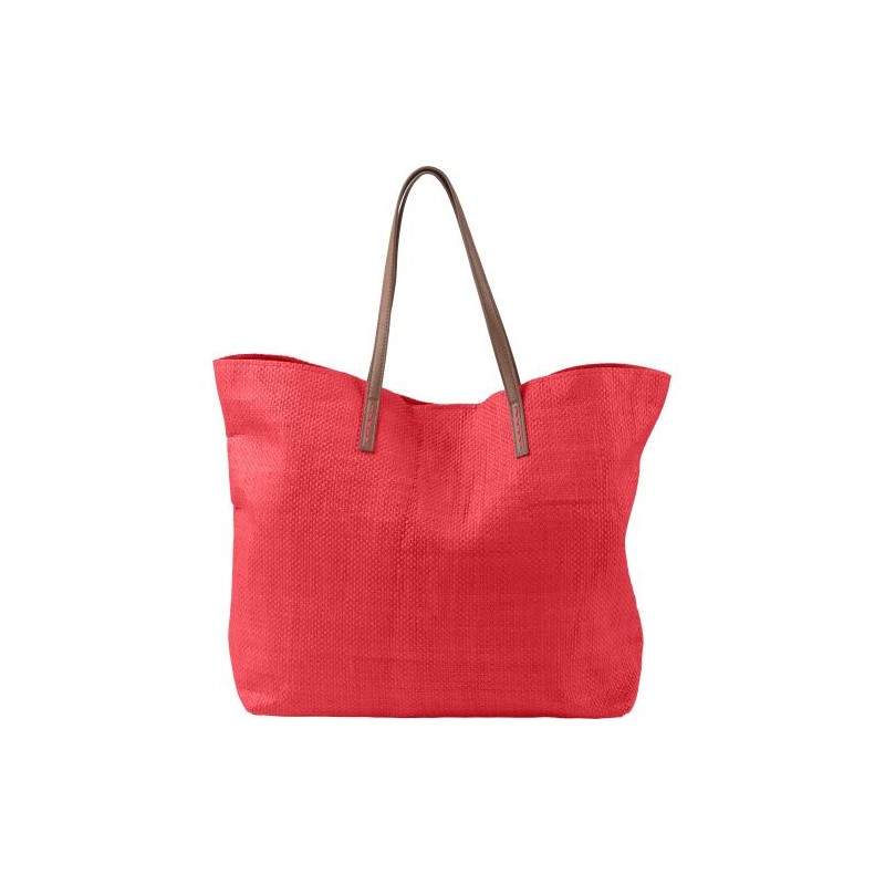 Sac de plage  en polyester personnalisé - Sana Matières : non tissé Couleurs : rouge
