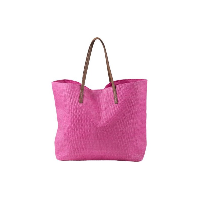 Sac de plage  en polyester personnalisé - Sana Matières : non tissé Couleurs : rouge objet promotionnel éco-responsable