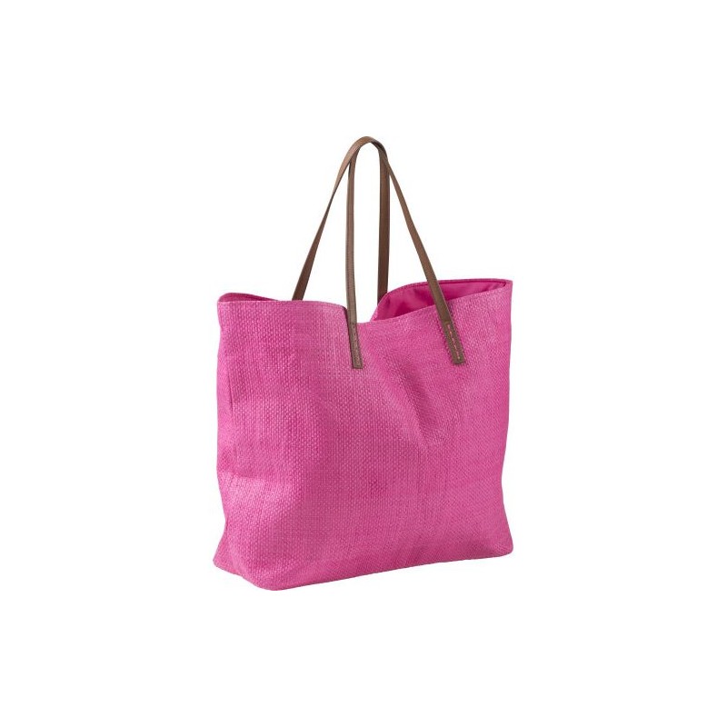 Sac de plage  en polyester personnalisé - Sana Matières : non tissé Couleurs : rouge objet publicitaire robuste