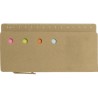 Pochette Éco-responsable Personnalisée de Marque-Pages - Riva Matières : carton Couleurs : brun personnalisable avec votre logo