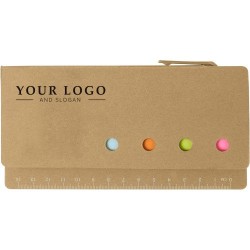 Pochette Éco-responsable Personnalisée de Marque-Pages - Riva Matières : carton Couleurs : brun cadeau entreprise pas cher