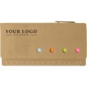 Pochette Éco-responsable Personnalisée de Marque-Pages - Riva Matières : carton Couleurs : brun cadeau entreprise pas cher
