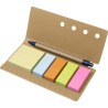 Pochette Éco-responsable Personnalisée de Marque-Pages - Riva Matières : carton Couleurs : brun goodies publicitaire événementie