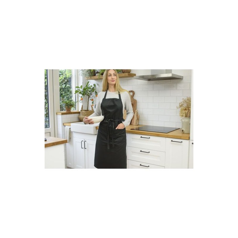 Tablier en polycoton avec poche frontale Luke