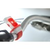 Lampe à vélo économique personnalisée pour sécurité et style - Duncan Matières : silicone Couleurs : bleu cadeau collaborateur p