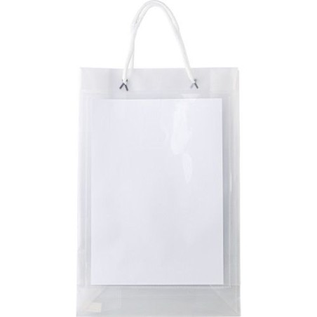 Sac publicitaire A4 en PP personnalisable  Vienna Matières : nylon Couleurs : naturel