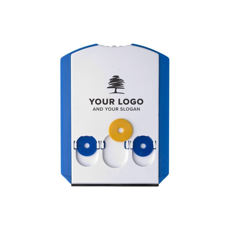 Disque de stationnement personnalisé et économique avec gratte-neige Teddie Matières : plastique Couleurs : bleu cobalt cadeau e