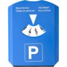 Disque de stationnement personnalisé et économique avec gratte-neige Teddie Matières : plastique Couleurs : bleu cobalt goodies 