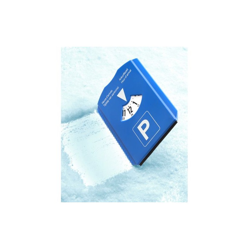 Disque de stationnement personnalisé et économique avec gratte-neige Teddie Matières : plastique Couleurs : bleu cobalt impressi