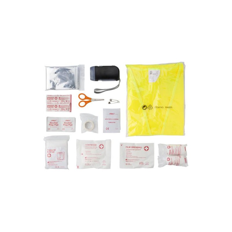 Kit de premiers secours personnalisé Hazel Matières : EVA Couleurs : rouge impression haute définition