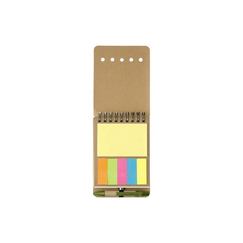 Carnet à spirale  en carton - Rodrigo Matières : papier Couleurs : vert clair