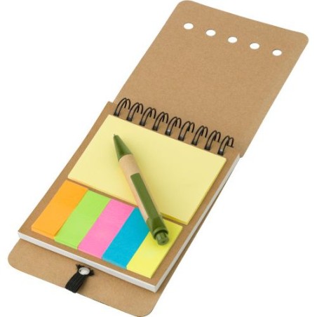 Carnet à spirale  en carton - Rodrigo Matières : papier Couleurs : vert clair livraison express 24h 48h