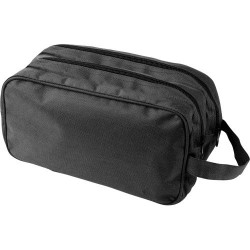 Trousse de toilette personnalisée en polyester Calista Matières : polyester Couleurs : noir 2