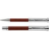 Parure personnalisée de stylo bille et roller - Robin Matières : bois Couleurs : brun