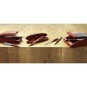 Parure personnalisée de stylo bille et roller - Robin Matières : bois Couleurs : brun marquage laser ultra précis