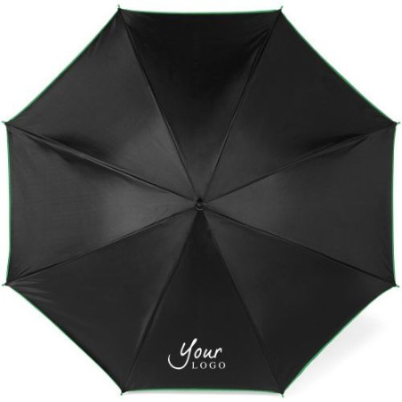 Parapluie automatique publicitaire de golf - Armando Matières : polyester Couleurs : vert accessoire événementiel unique