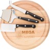 Plateau à fromage en bois  idéal pour vos réunions - Max Matières : bois Couleurs : brun cadeau entreprise pas cher