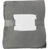 Plaid polaire personnalisé en polyester Margot Matières : polyester Couleurs : gris personnalisable avec votre logo