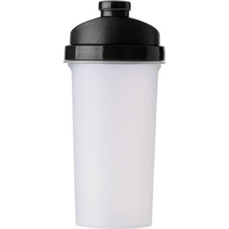 Shaker gradué en plastique personnalisé Talia Matières : polypropylène (PP) Couleurs : noir