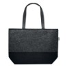 Sac shopping  en feutre RPET personnalisé DUO INDICO Matières : PET recyclé Couleurs : pierre cadeau entreprise pas cher